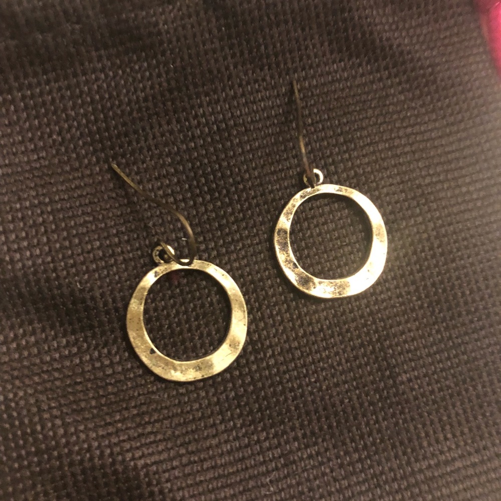 Gold colored artistic Earrings